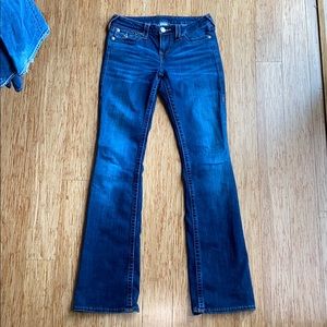 True Religion bootcut jeans.